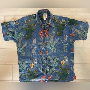 Kahala John Severson Vintage Hawaiian Button Down